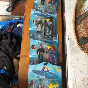 Sea Quest DSV 1993 lot of 4 Figures New Sealed by Playmates
